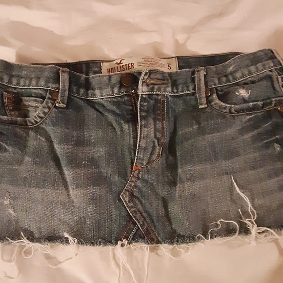 Hollister jean mini skirt - Picture 2 of 4